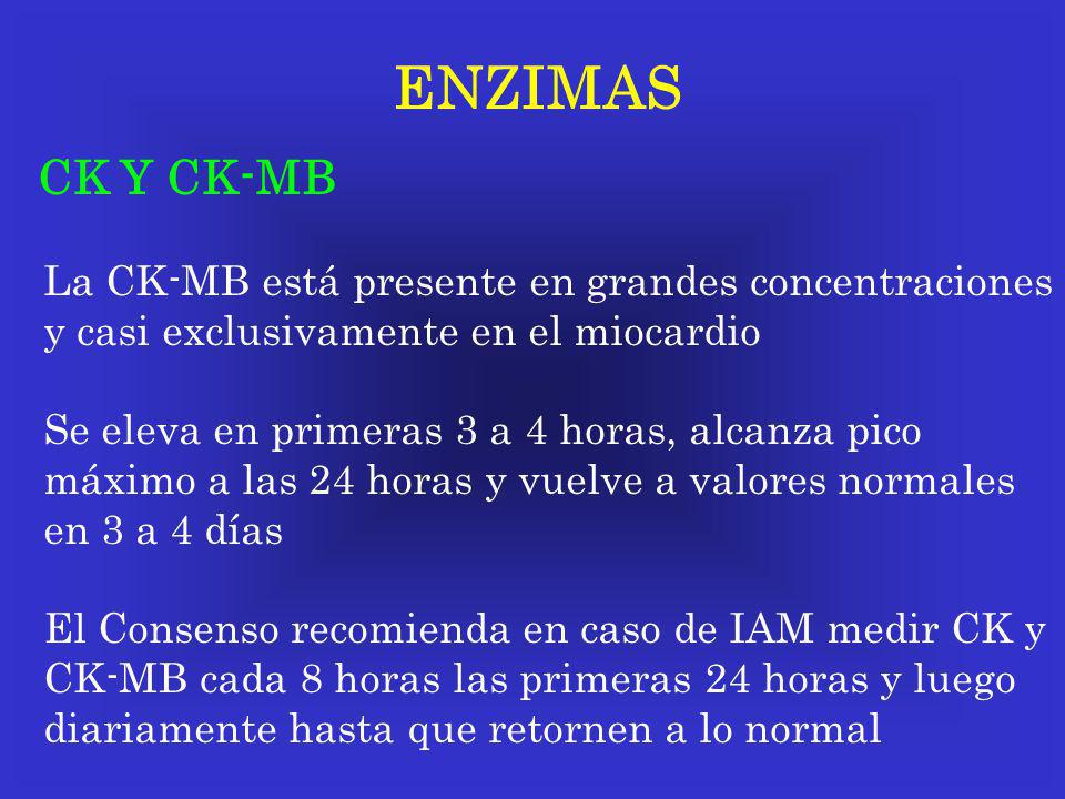 Valores normales de enzima ck